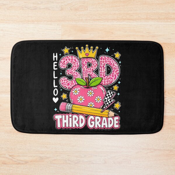 Item preview, Hello Third Grade Back To School Pink Leopard Teacher Girl designed and sold by Mykittens69.