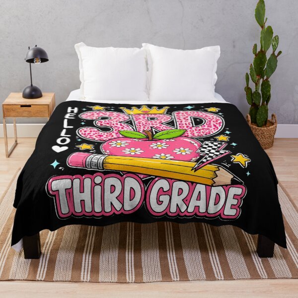 Item preview, Hello Third Grade Back To School Pink Leopard Teacher Girl designed and sold by Mykittens69.