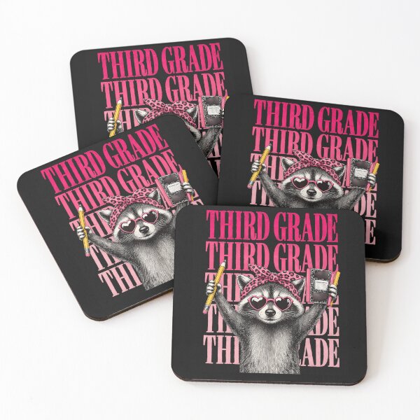 Item preview, Third Grade Raccoon Girl Back To School First Day Of School designed and sold by Mykittens69.
