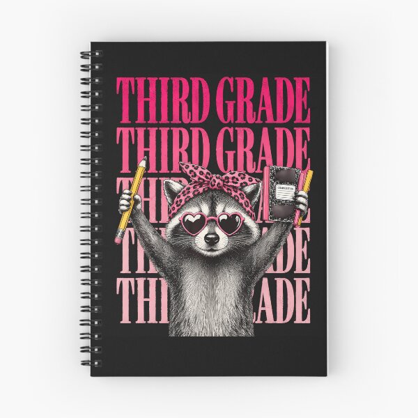 Item preview, Third Grade Raccoon Girl Back To School First Day Of School designed and sold by Mykittens69.