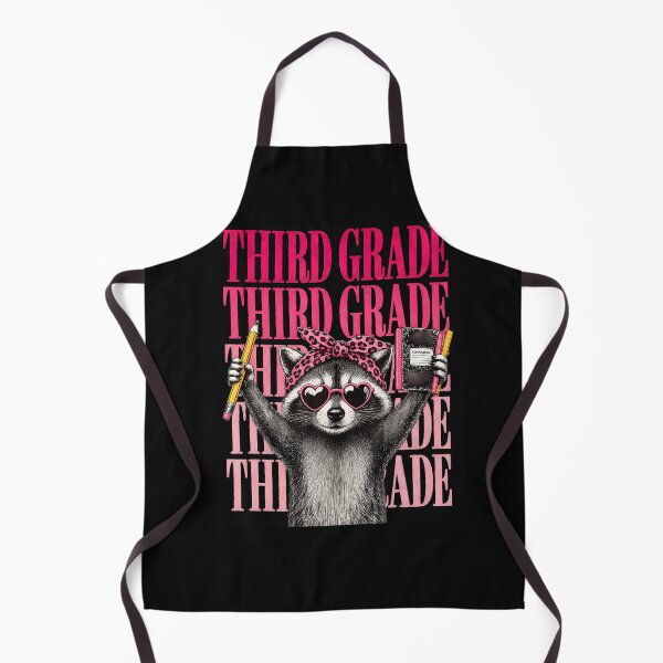 Item preview, Third Grade Raccoon Girl Back To School First Day Of School designed and sold by Mykittens69.