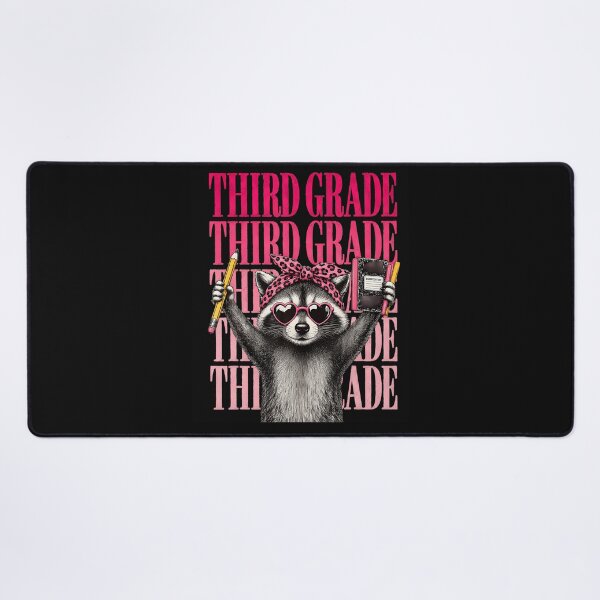 Item preview, Third Grade Raccoon Girl Back To School First Day Of School designed and sold by Mykittens69.
