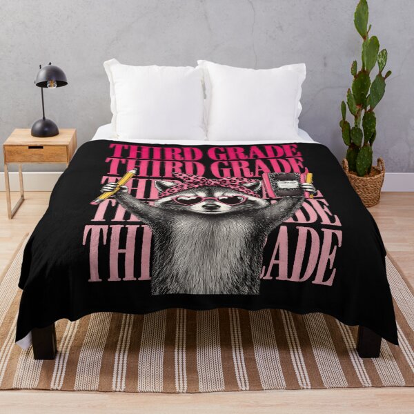 Item preview, Third Grade Raccoon Girl Back To School First Day Of School designed and sold by Mykittens69.