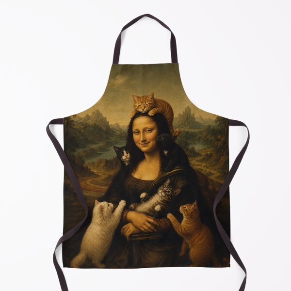 Item preview, Mona Lisa Cat Lover – Funny Renaissance Cats Parody Inspired by the Mona Lisa designed and sold by BlackCat Vibe.
