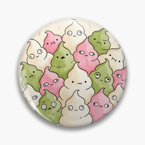 Item preview, Cute Soft Serve Ice Cream Swirls Kawaii Summer Treat designed and sold by DuckOddity.