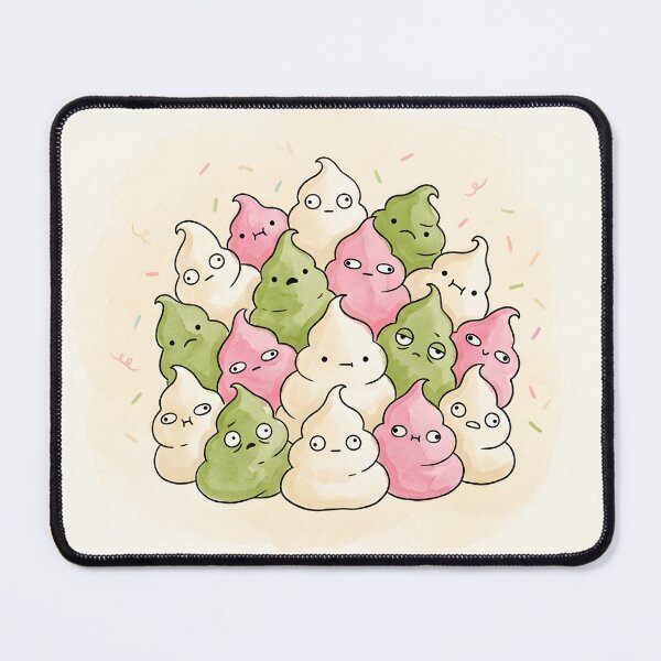 Item preview, Cute Soft Serve Ice Cream Swirls Kawaii Summer Treat designed and sold by DuckOddity.