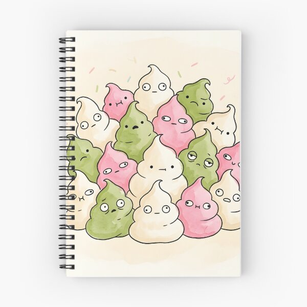Item preview, Cute Soft Serve Ice Cream Swirls Kawaii Summer Treat designed and sold by DuckOddity.