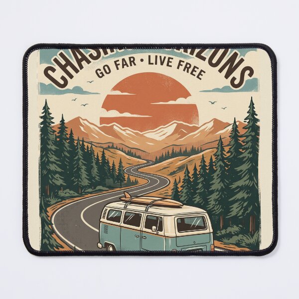 Item preview, Chasing Horizons Vintage Road Trip designed and sold by Origamoart.