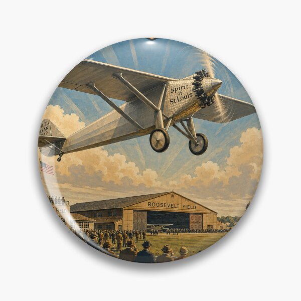 Item preview, Roosevelt Field Vintage Airport – Long Island Aviation History designed and sold by RetroAviation.