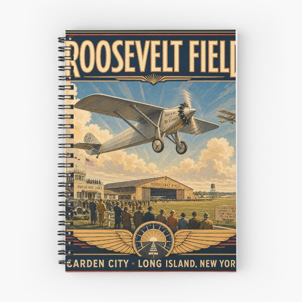 Item preview, Roosevelt Field Vintage Airport – Long Island Aviation History designed and sold by RetroAviation.