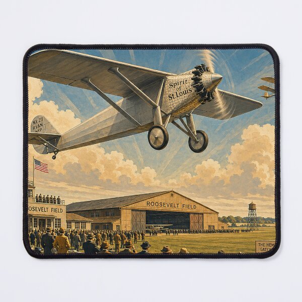 Item preview, Roosevelt Field Vintage Airport – Long Island Aviation History designed and sold by RetroAviation.
