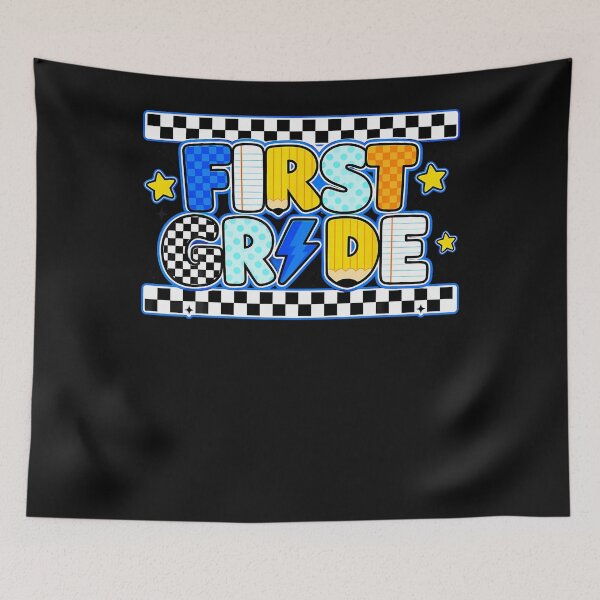 Item preview, First Grade Boy Checkered Girl Back To School Teacher designed and sold by Mykittens69.