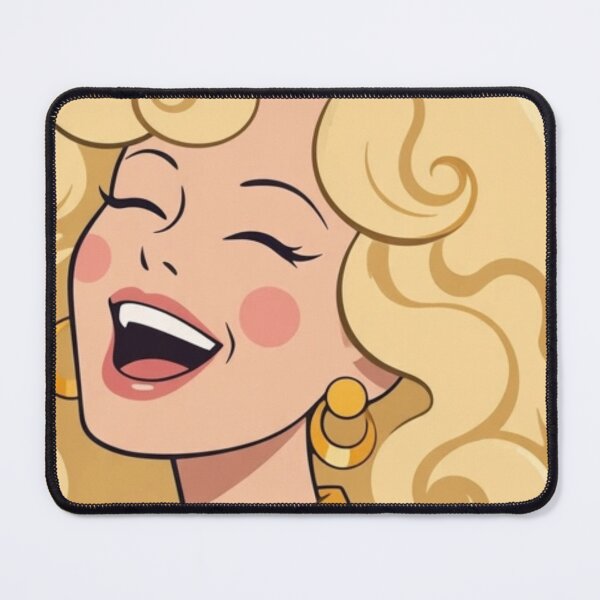 Item preview, Retro Disco Queen Singing In Yellow Jumpsuit designed and sold by Surviving Monday Club.