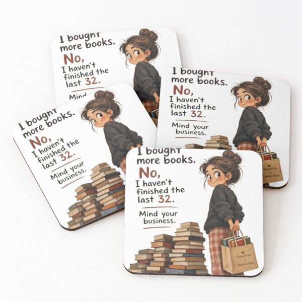 Item preview, Funny Book Lover Buying More Books Quote designed and sold by Mittal-Designs.
