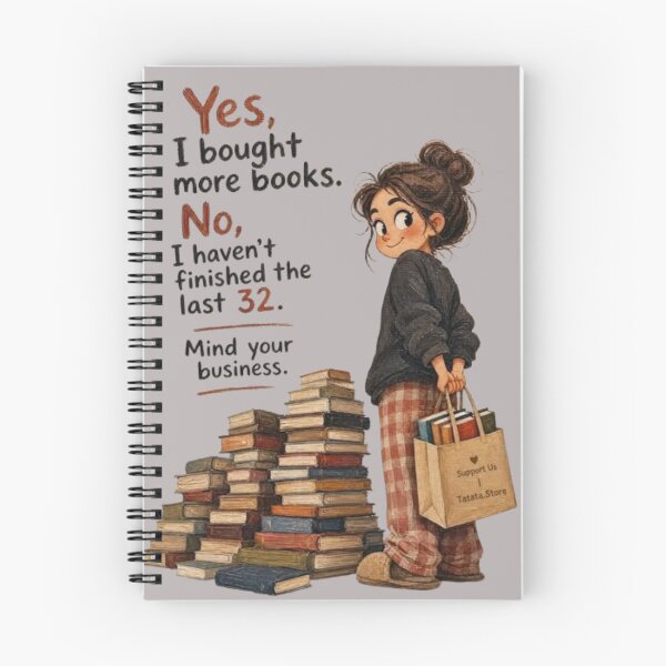 Item preview, Funny Book Lover Buying More Books Quote designed and sold by Mittal-Designs.