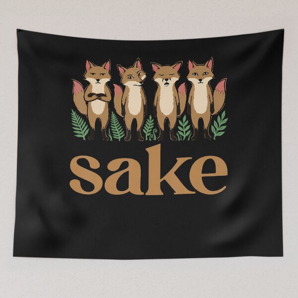 Item preview, For Fox Sake Four Foxes Funny Woodland Animal Humor designed and sold by Mykittens69.
