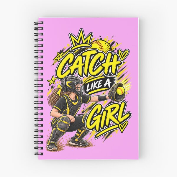 Item preview, Catch Like a Girl Yellow designed and sold by With-Odin.