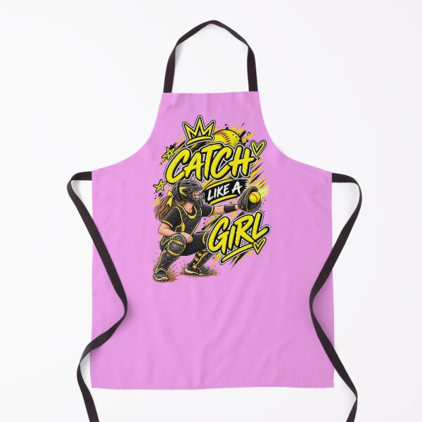 Item preview, Catch Like a Girl Yellow designed and sold by With-Odin.