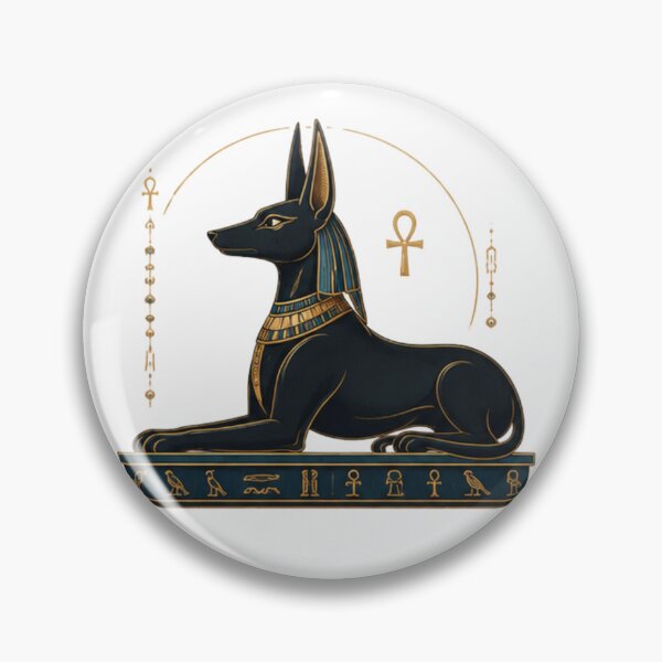 Item preview, Anubis Egyptian God Ancient Symbol designed and sold by RadwaNour.