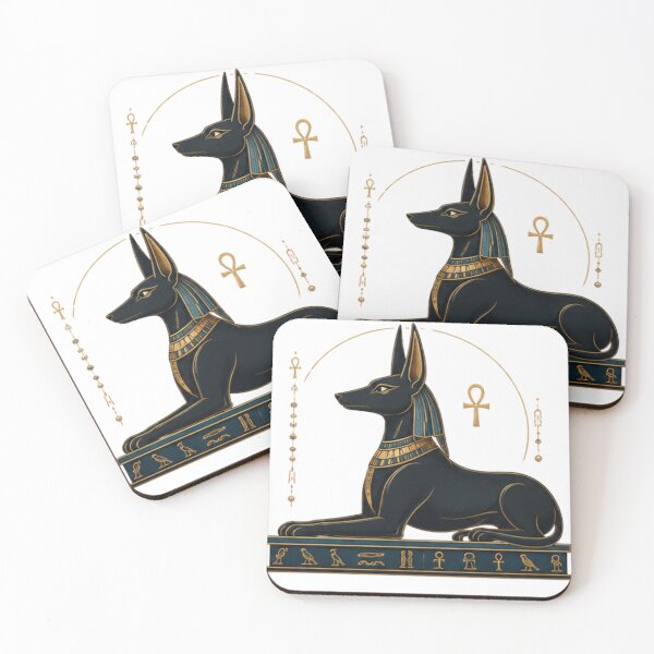 Item preview, Anubis Egyptian God Ancient Symbol designed and sold by RadwaNour.
