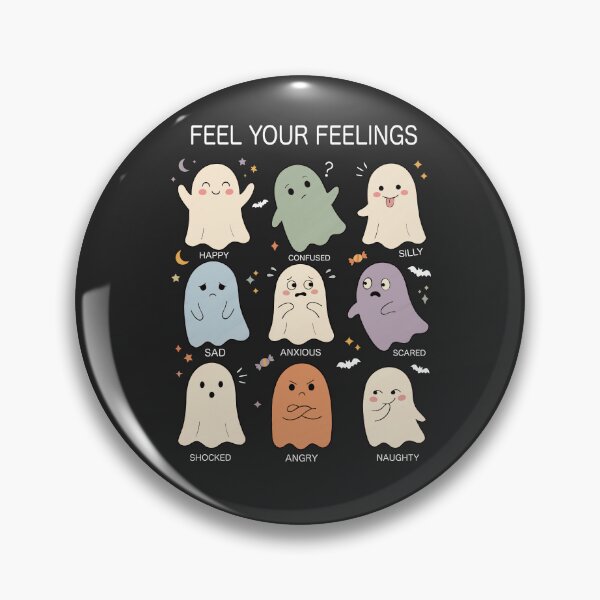 Item preview, Feel Your Feelings Halloween Ghosts for School Psychologists designed and sold by FreshVibe Prints.