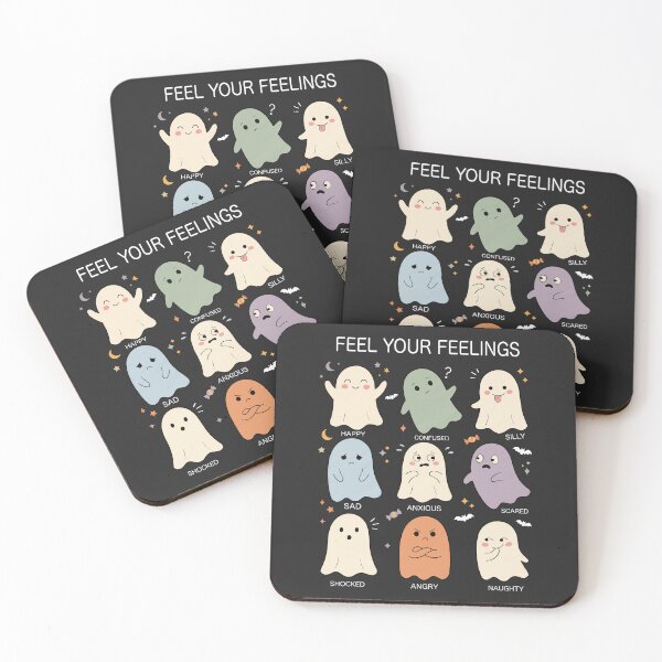 Item preview, Feel Your Feelings Halloween Ghosts for School Psychologists designed and sold by FreshVibe Prints.