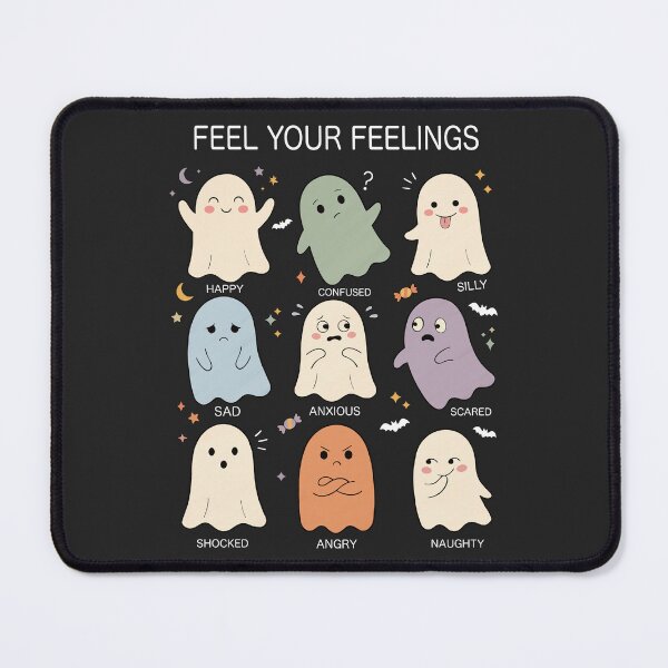 Item preview, Feel Your Feelings Halloween Ghosts for School Psychologists designed and sold by FreshVibe Prints.