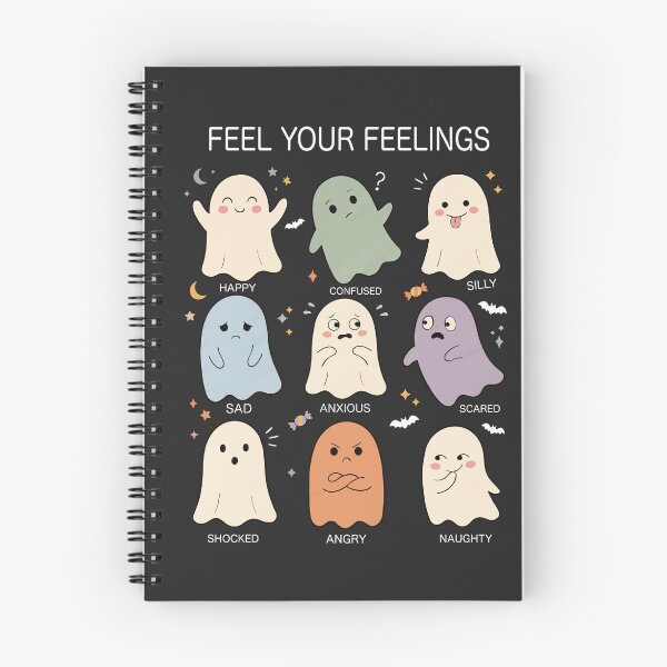 Item preview, Feel Your Feelings Halloween Ghosts for School Psychologists designed and sold by FreshVibe Prints.