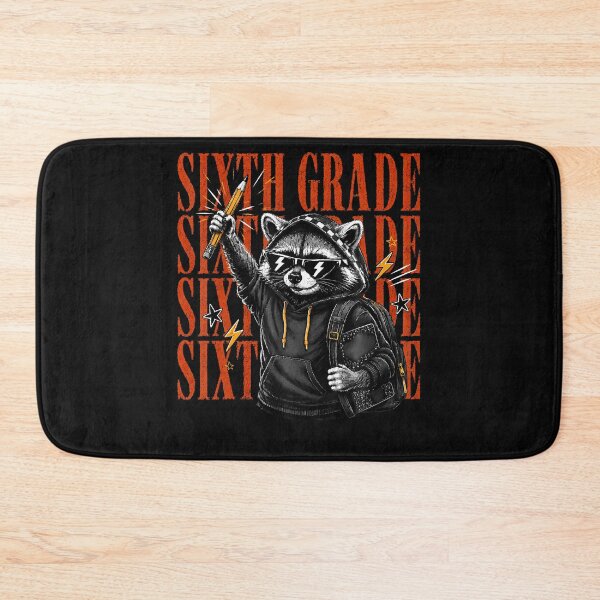 Item preview, Sixth Grade Raccoon Back To School Funny Student designed and sold by Mykittens69.