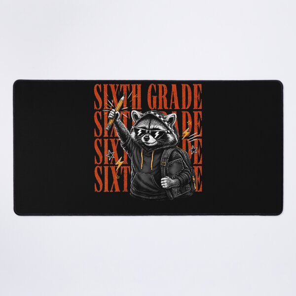 Item preview, Sixth Grade Raccoon Back To School Funny Student designed and sold by Mykittens69.