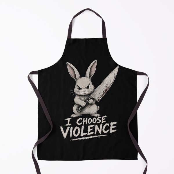 Item preview, I Choose Violence Rabbit designed and sold by TheEndDesign.