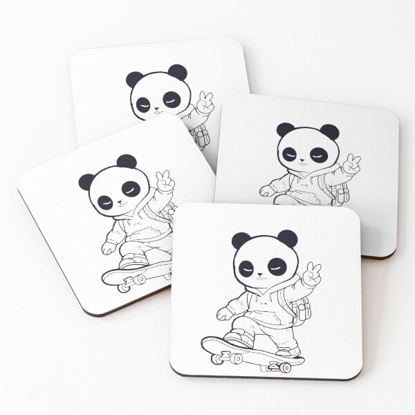 Item preview, SKATEBOARD PANDA designed and sold by Hagard Pirates.