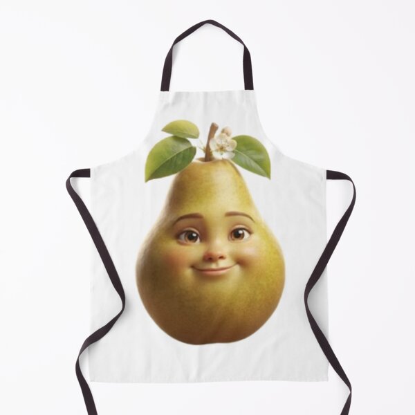 Item preview, Cute Happy Pear 3D Character Tee designed and sold by TripleVertex-1.