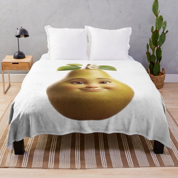 Item preview, Cute Happy Pear 3D Character Tee designed and sold by TripleVertex-1.