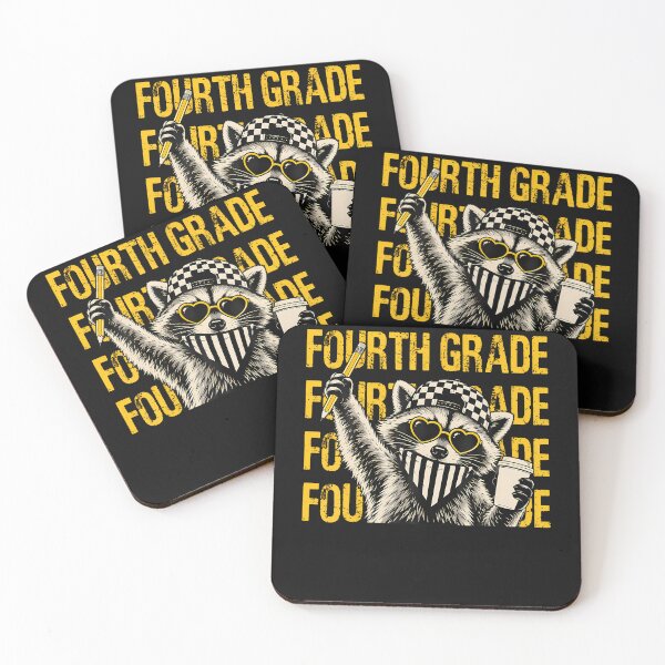 Item preview, Funny Fourth Grade Teacher Feral Raccoon Back To School designed and sold by Mykittens69.