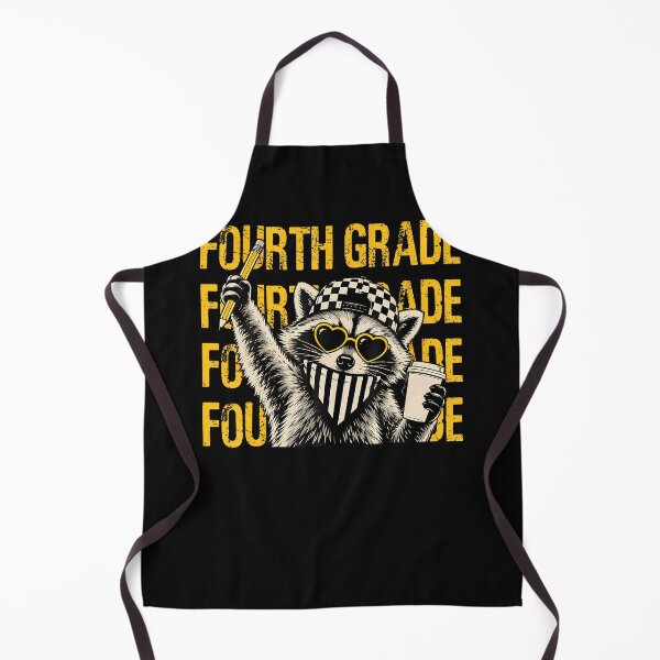 Item preview, Funny Fourth Grade Teacher Feral Raccoon Back To School designed and sold by Mykittens69.
