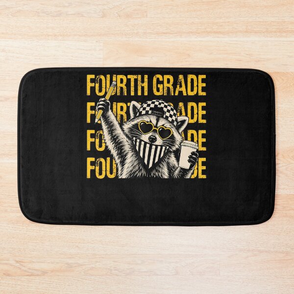 Item preview, Funny Fourth Grade Teacher Feral Raccoon Back To School designed and sold by Mykittens69.