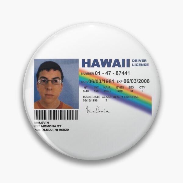 Item preview, McLovin the Badass designed and sold by Weirdly Specific.