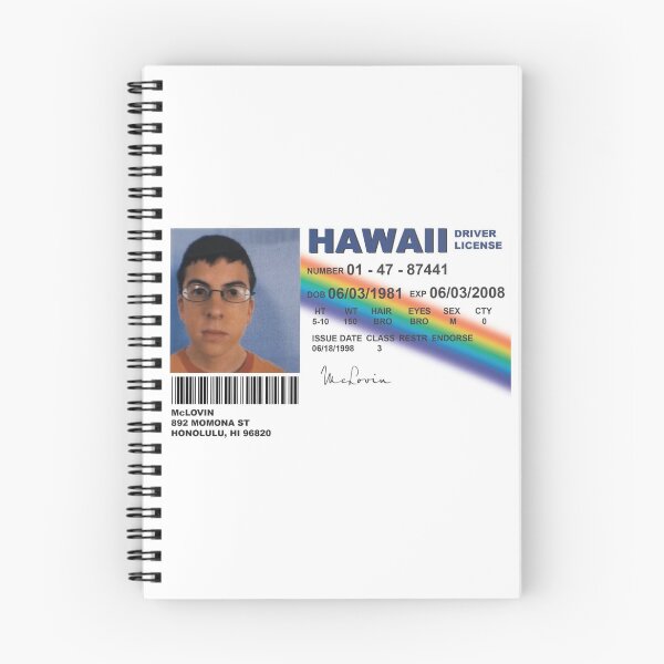 Item preview, McLovin the Badass designed and sold by Weirdly Specific.