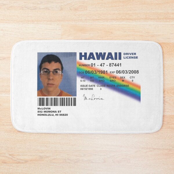 Item preview, McLovin the Badass designed and sold by Weirdly Specific.