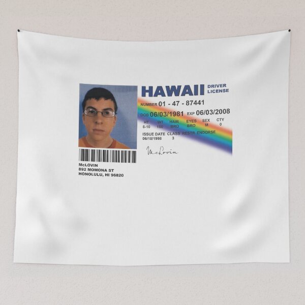 Item preview, McLovin the Badass designed and sold by Weirdly Specific.