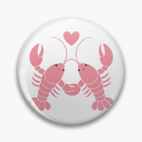 Item preview, Pink Lobster Love Coastal Preppy "She's Your Lobster" designed and sold by pixiedustpaint.