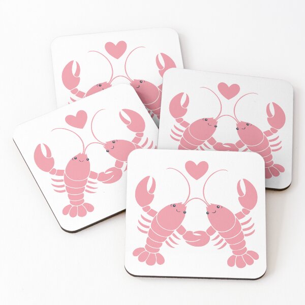 Item preview, Pink Lobster Love Coastal Preppy "She's Your Lobster" designed and sold by pixiedustpaint.