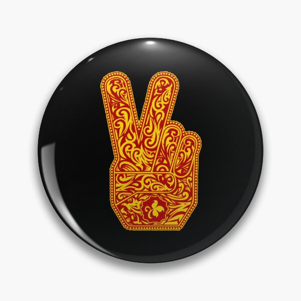 Item preview, Ornate Peace Sign Hand Art-31 designed and sold by ChevalierIzyy.