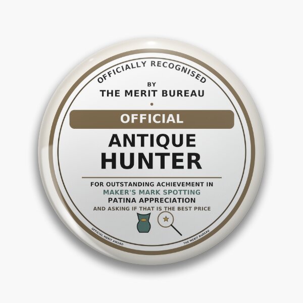 Item preview, Antique Lover Gift | Official Antique Hunter Award designed and sold by TheMeritBureau.