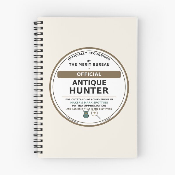 Item preview, Antique Lover Gift | Official Antique Hunter Award designed and sold by TheMeritBureau.