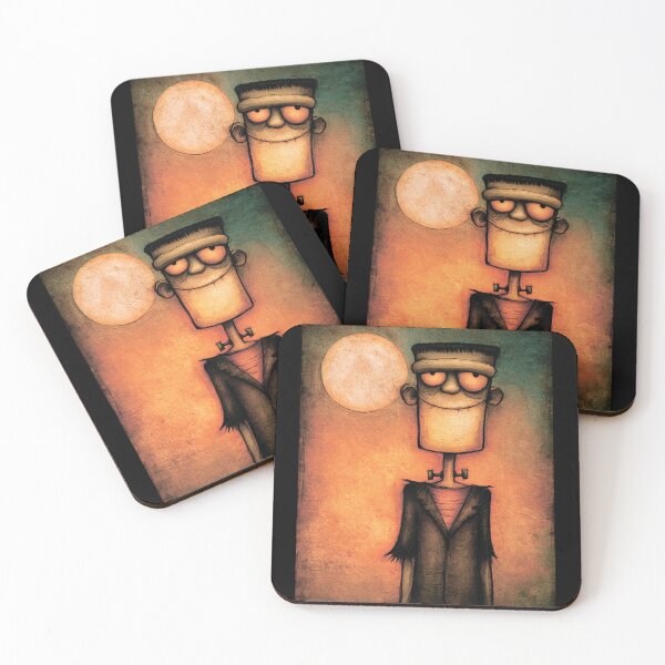 Item preview, The Monster and the Moon. Halloween. designed and sold by MagelliShop.