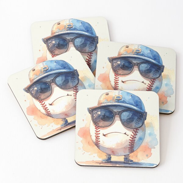 Item preview, Cool baseball with style in watercolor designed and sold by LiskoDesign.