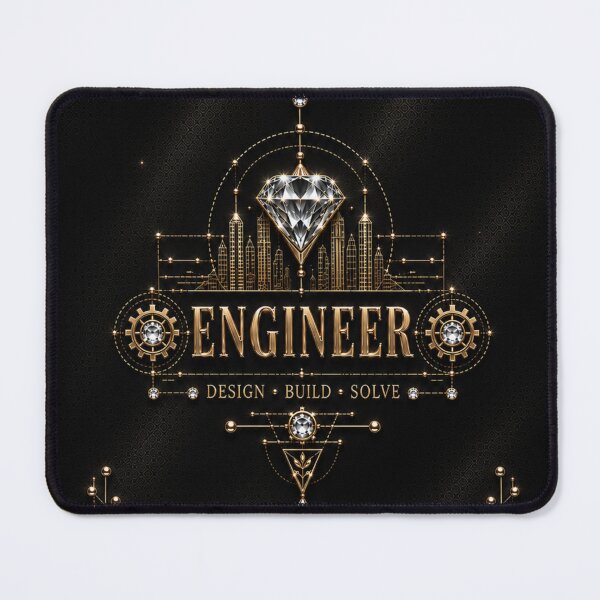Item preview, Engineer – Black Gold Diamond Luxury Engineering Design designed and sold by HO•Designs.