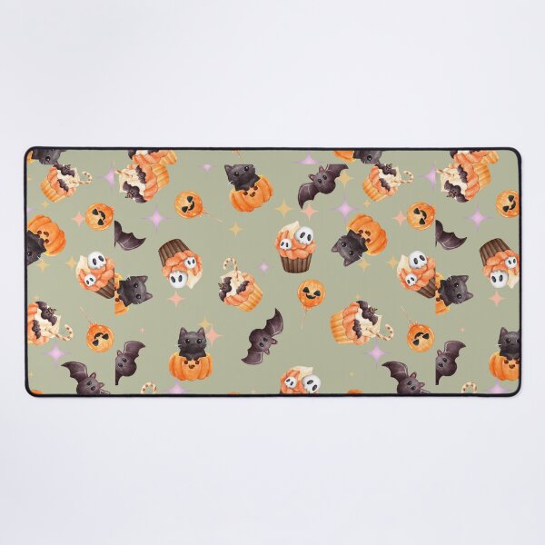 Artikelvorschau, Niedliche Fledermaus, schwarze Katze, Halloween-Cupcakes, Süßigkeiten entworfen und verkauft von CursedButCute1.